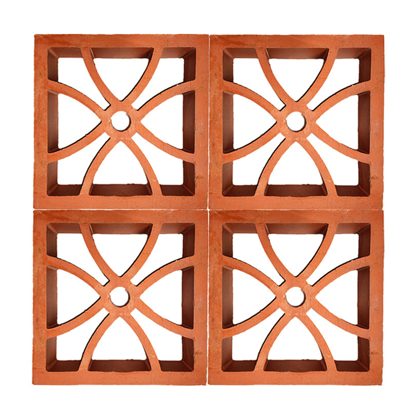 1100N Resistencia a la compresión ladrillo hueco de terracota para paneles de pared decorativos en edificios de hoteles y escuelas