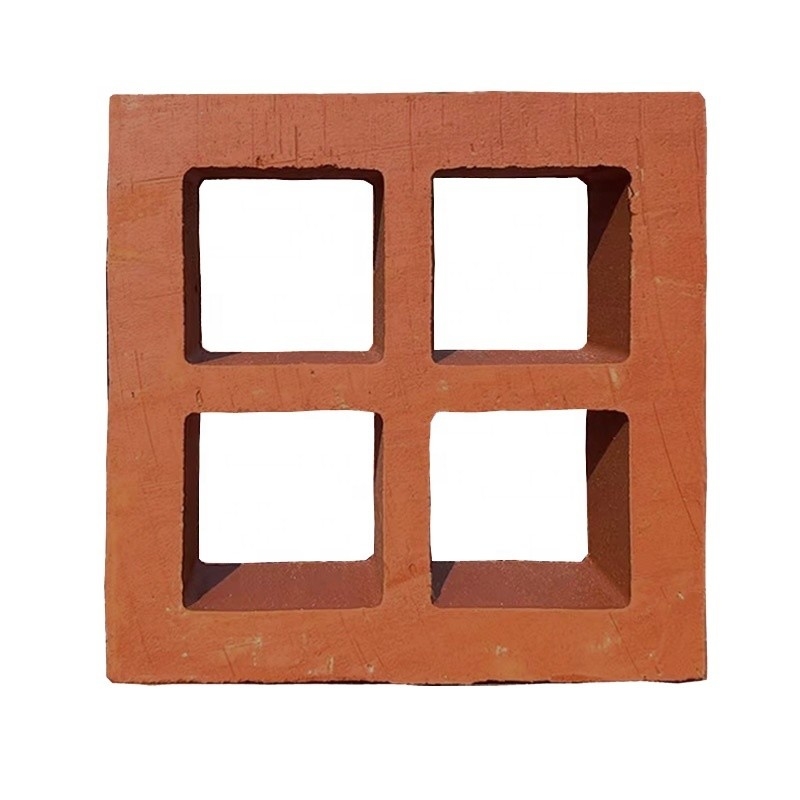 1100N Resistencia a la compresión ladrillo hueco de terracota para paneles de pared decorativos en edificios de hoteles y escuelas