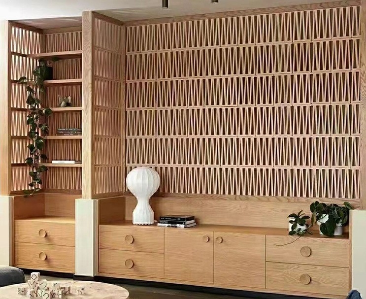 Técnica de Matt Superficie Sinterizada Bloques de pared de ladrillo decorativos para ventilación en cafetería y restaurante chino diseño de interiores