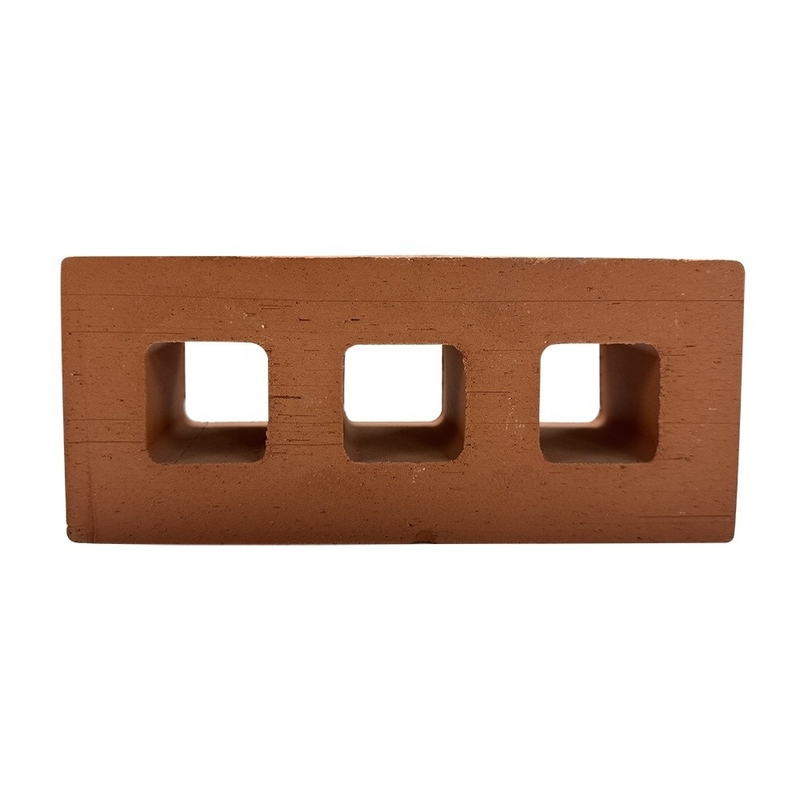 800 grados centígrados de aislamiento térmico Casa de terracota Construir bloque material decorativo Rectángulo hueco ladrillo perforado exterior