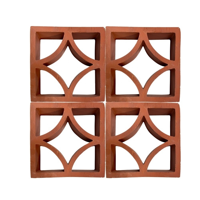 7% Absorción Panel de fachada de terracota Tejas de ventana en diseño clásico para decoración decorativa de ladrillos de jardín