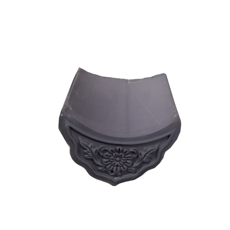 Tejas de techo de arcilla de templos tradicionales chinos Accesorios 6% Absorción de agua para el material de construcción tradicional