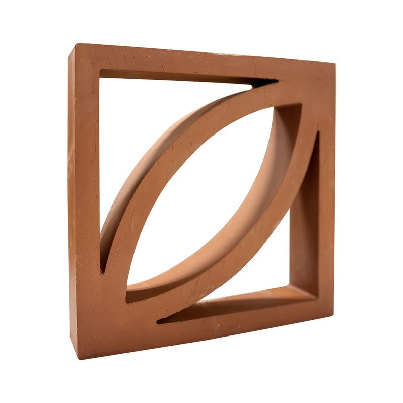 Nuevo diseño ladrillos de terracota ladrillos huecos azulejos de cerámica decorativos de pared para el edificio Ourdoor