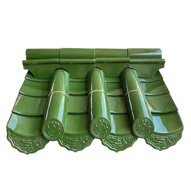 Tejas vidriadas chinas antiguas auténticas de estilo asiático para tejados de restaurantes, hoteles y templos