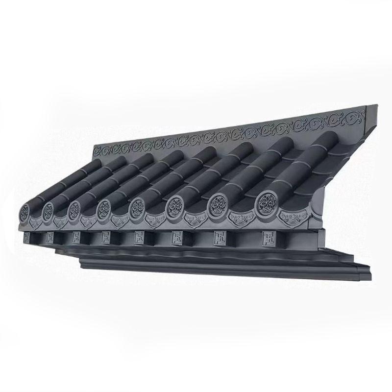 Valla decorativa de polipropileno para tejado, restaurante, aleros, tejas artificiales de plástico de estilo japonés