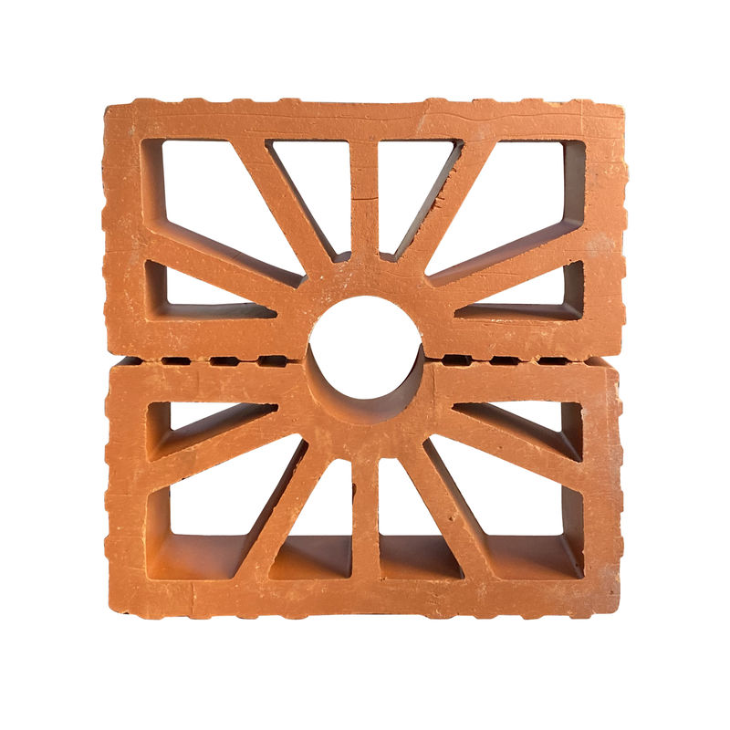 Diseño de sol Popular material decorativo terracota ladrillo de aire fachada de brisa bloque para la venta