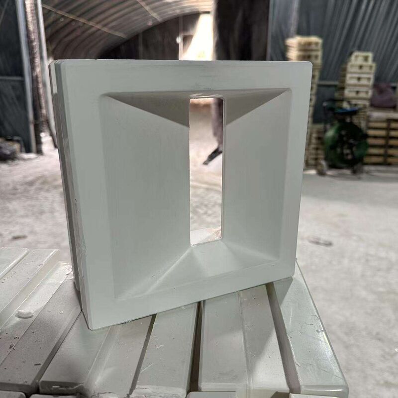 Modelo geométrico moderno pantalla de hormigón Bloque de pared partición Bloque de hormigón fachada arquitectónica Pared de privacidad