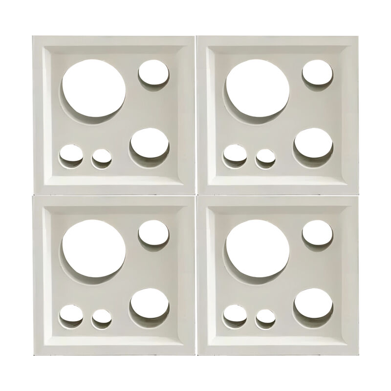 Bloques de viento Bloques perforados de cemento Bloques de ventilación Bloque de pantalla de pared de hormigón Decoración interior exterior ladrillo moderno