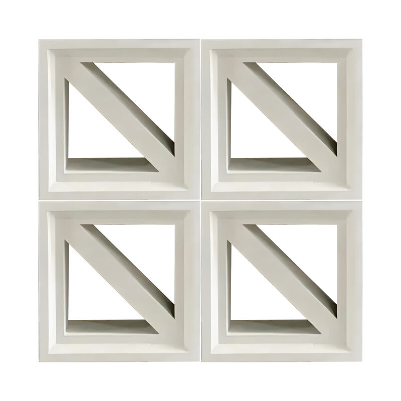 Pared exterior interior exterior 200*200mm Decoración de villa Ladrillos huecos de cemento Bloques de hormigón