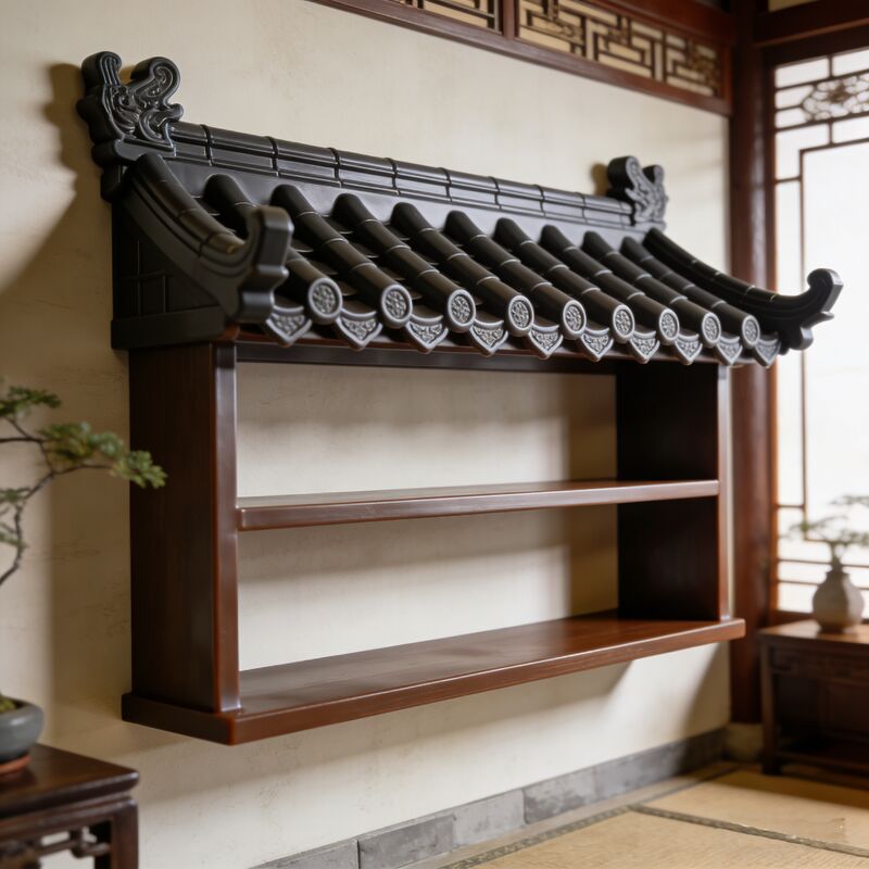 Tejas de plástico sintético ligero para pared y valla, precio económico, casa china tradicional artificial, techo de PP antiguo