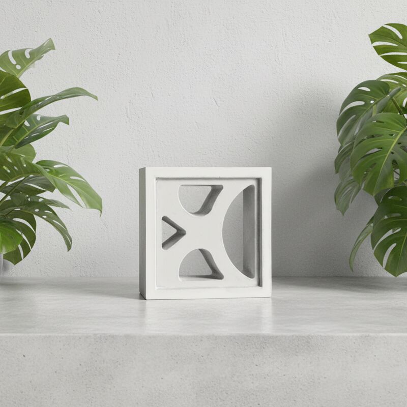 Bloque de aire de cemento cuadrado para cristales de ventilación ladrillos sinterizados ladrillos huecos para decorar paredes