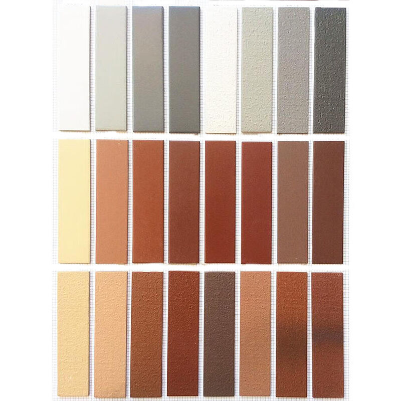 Revestimiento de fachada de ladrillo split face con materia prima de arcilla, ladrillo cortado con alambre, baldosas clinker para fachadas de casas