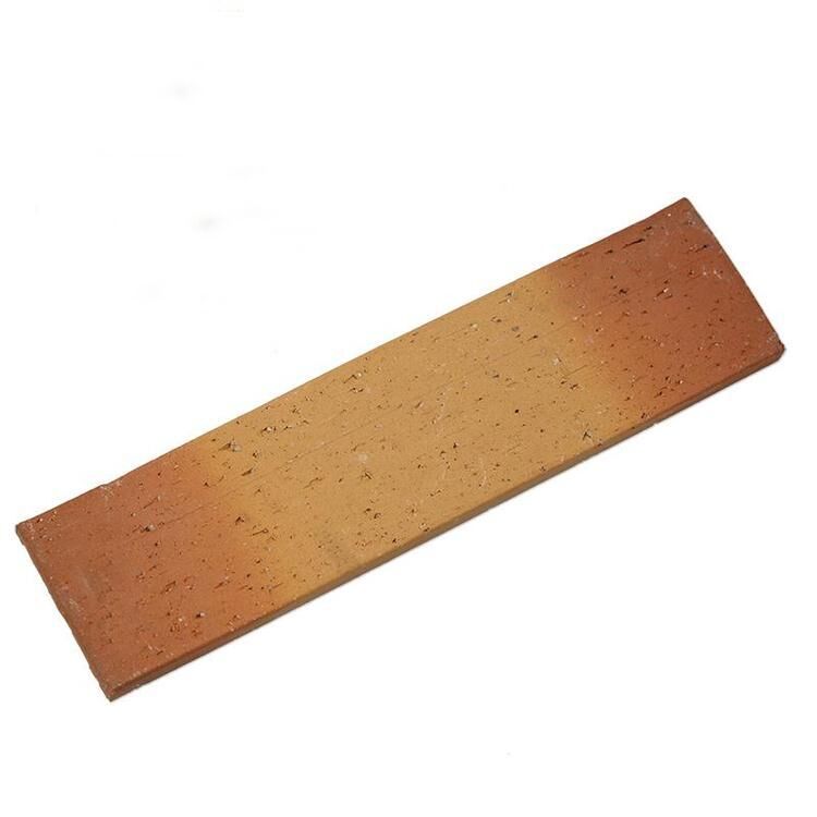 Revestimiento de fachada de baldosas de arcilla natural con acabado cocido en horno, baldosas de ladrillo de cara partida para fachadas de cafeterías y residenciales