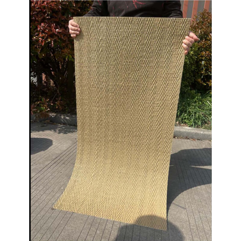 Panel de pared flexible de porcelana blanda 3D MCM Herringbone Teja de pared de textura tejida para decoración de paredes interiores