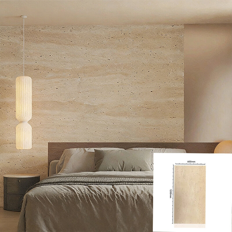 Panel de piedra blanda Flexible Pared de baldosas Revestimiento de pared para decoración de paredes interiores / exteriores Ligero Fácil de instalar