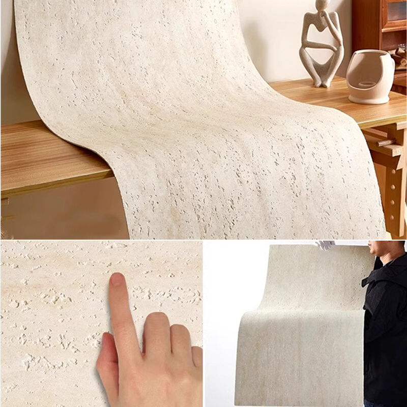 Flexibles azulejos de arcilla de pared de piedra paneles de revestimiento ecológico interior / exterior de la escuela Villa Hotel Decoración de paredes