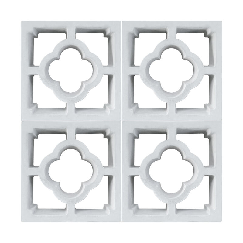 Bloques de hormigón decorativos para ventilación, bloques de cemento para elegantes particiones interiores y paredes de acento