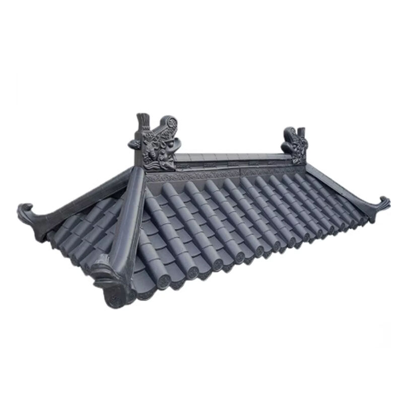 Teja de plástico PP, hoja para techos de resina sintética para cenador de casa Villa, techo de aislamiento térmico impermeable