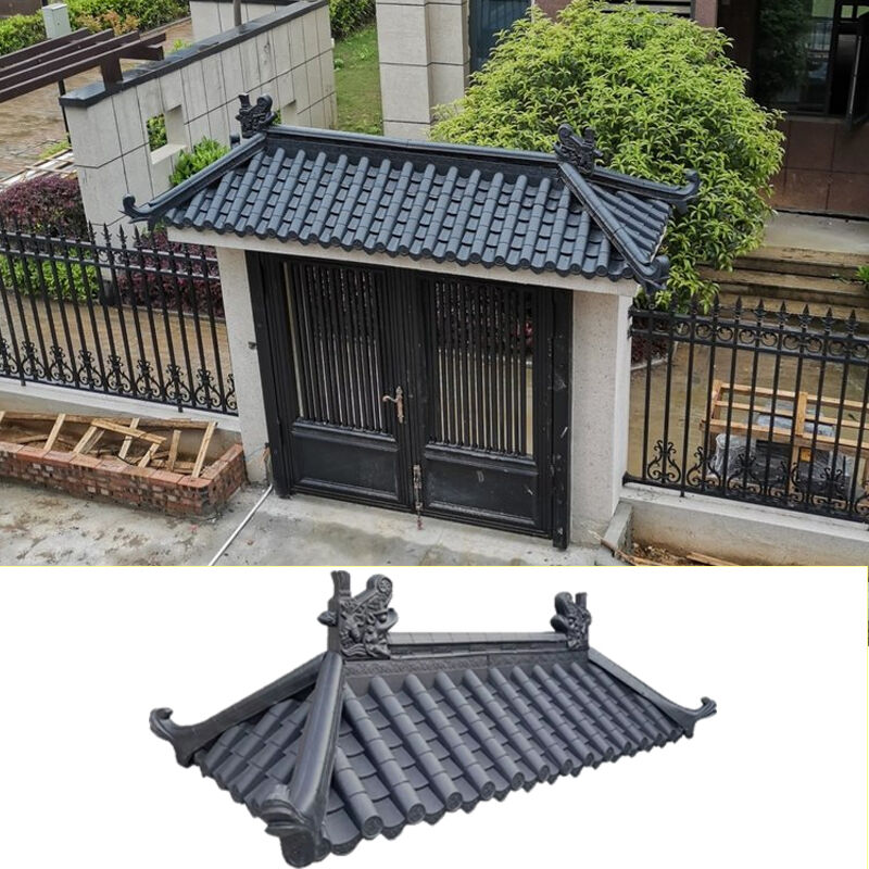Teja de plástico PP, hoja para techos de resina sintética para cenador de casa Villa, techo de aislamiento térmico impermeable