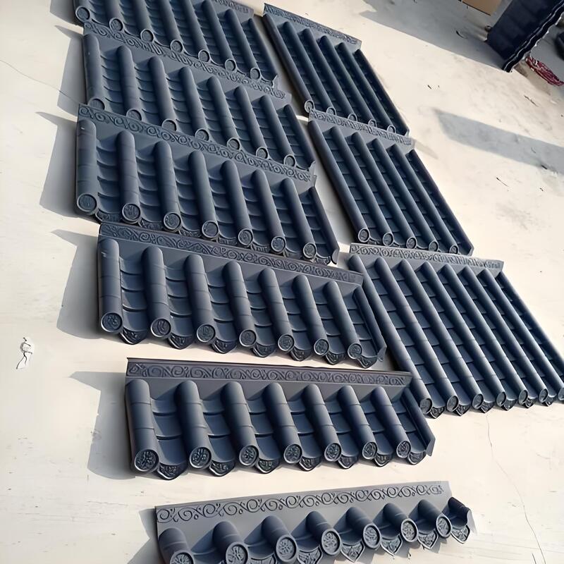 PP Plastic Thickened Synthetic Tile Roof Villa Antique Plastic Tile Building Roof Canopy Thermal Insulation Plastic Roof Tile