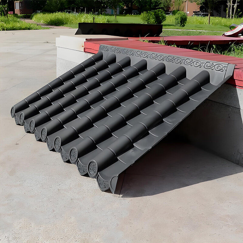 New Building Material PP Composite Roof Tiles Durable Roofing Boards Ideal for Apartments and Parks Chinese Style Build