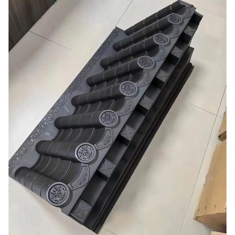 High-Strength Japanese Style Plastic Roof Tile 2.5mm Thick UV Resistant Corrugated Sheet for Industrial Warehouse Construction Free bracket Easy DIY