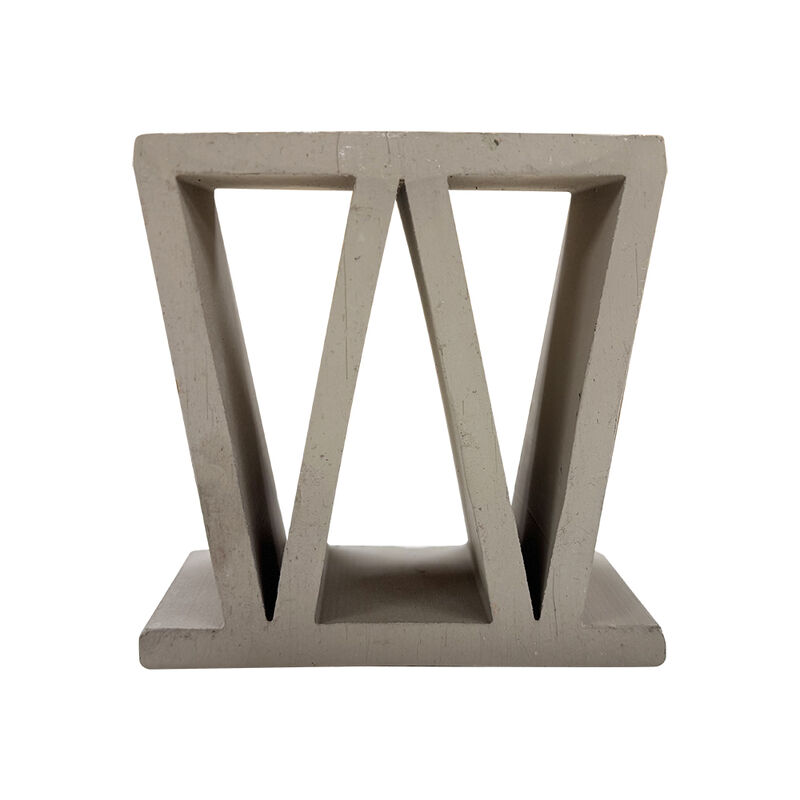 Diseño moderno tipo M ladrillo patio exterior hueco arcilla hueco terracota brisa bloque hueco fuera de arte ladrillo de fuego
