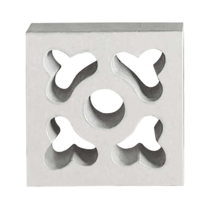 Bloque de pared de doble cuadrado de brisa Bloque de pantalla decorativa de hormigón Bloques de cemento ladrillo hueco para muebles paisaje