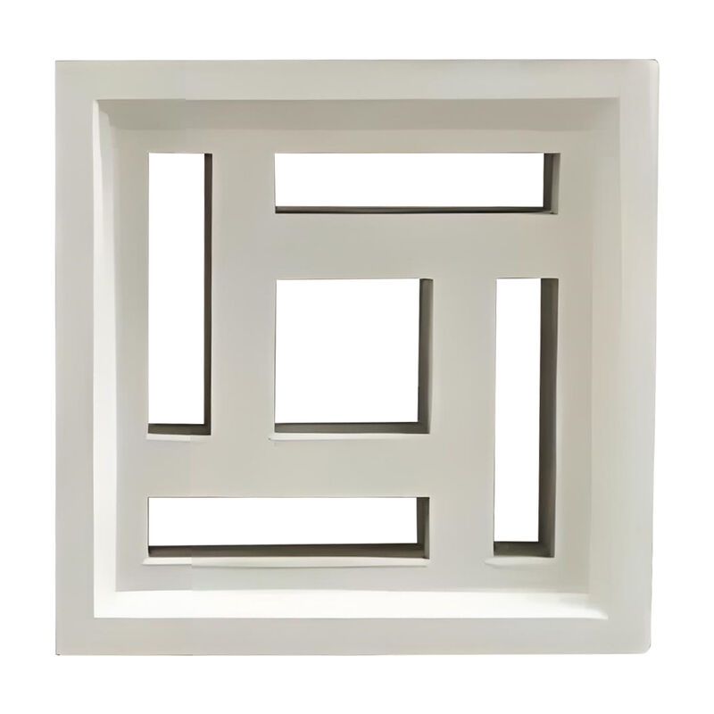 Bloque de pared de doble cuadrado de brisa Bloque de pantalla decorativa de hormigón Bloques de cemento ladrillo hueco para muebles paisaje
