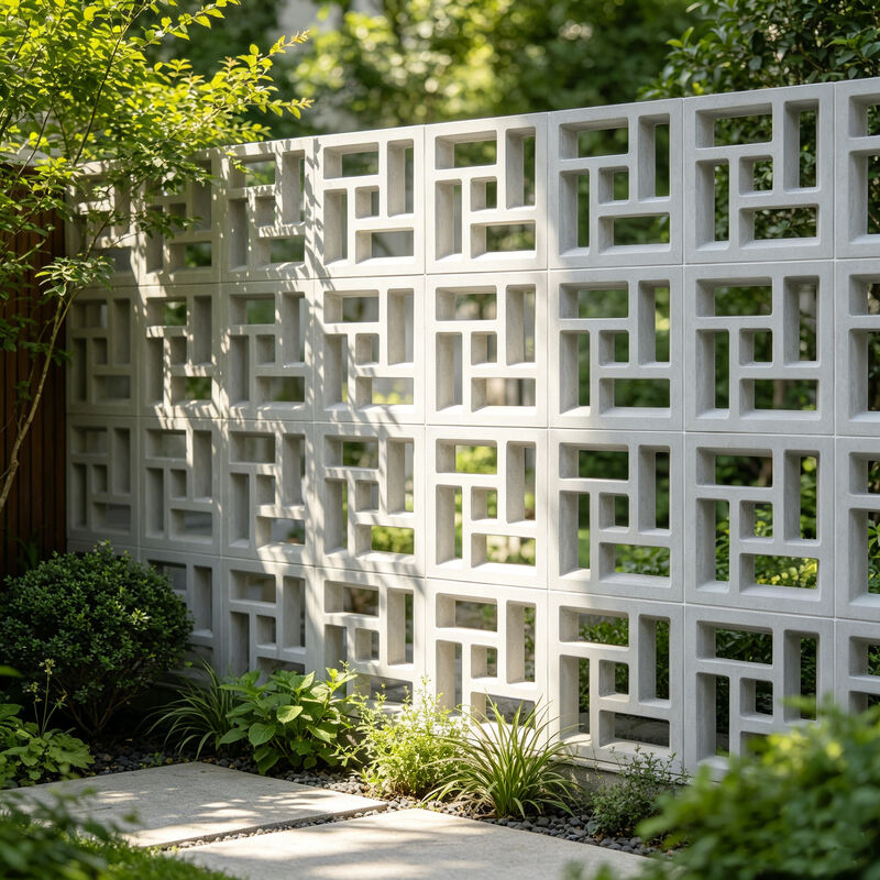 Concrete Breeze Block Wall Partition Concrete Block Precast Decorative & Modern Designs Decorative Brick for Ventilation Facades