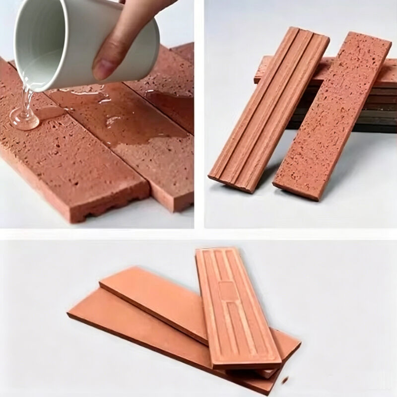 Material de construcción decorativo frente a ladrillos de arcilla ladrillos de división azulejos de clínquer para fachadas de casas
