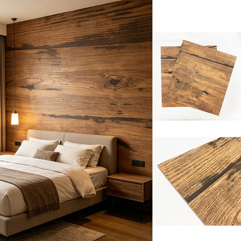 Fuera de cerámica imite la madera que la pared flexible superficial teja el material decorativo constructivo