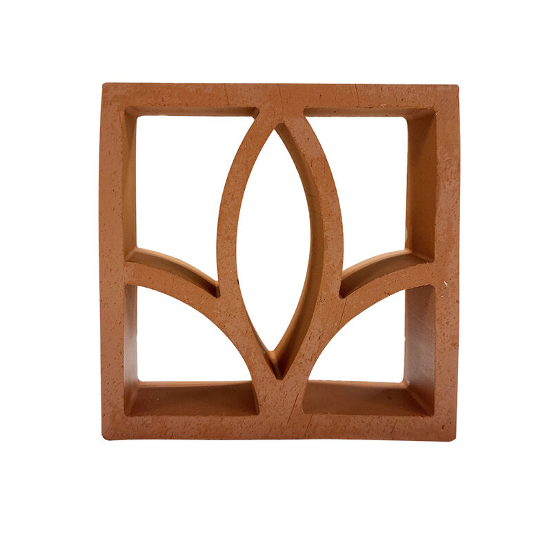 Terracotta Tiles Hollow Design Facade Bricks Clay Building House Wall Decoration Breeze Block