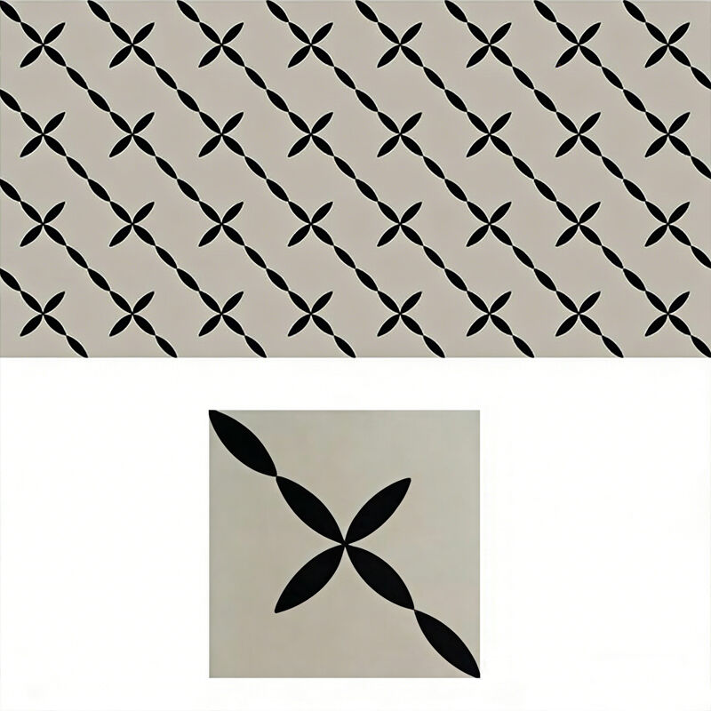 Retro Estética Europea Cementos de azulejos Baño Restaurante Antiderrapante Artesanal Pared de suelo azulejos de porcelana de aspecto personalizado