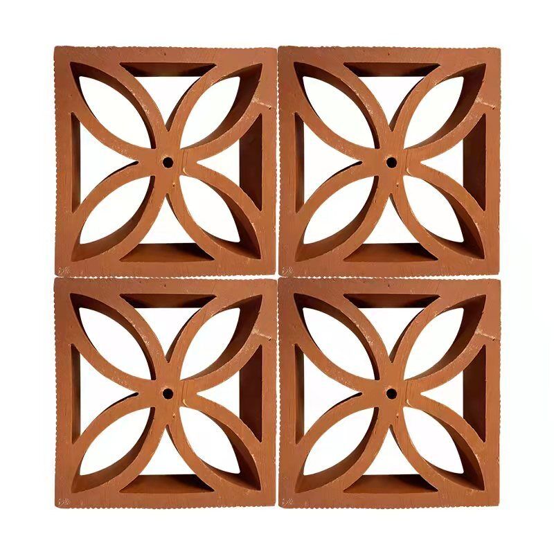 Paneles de Bloques de Terracota Breeze Diseño Arquitectónico Ladrillos Decorativos Perforados