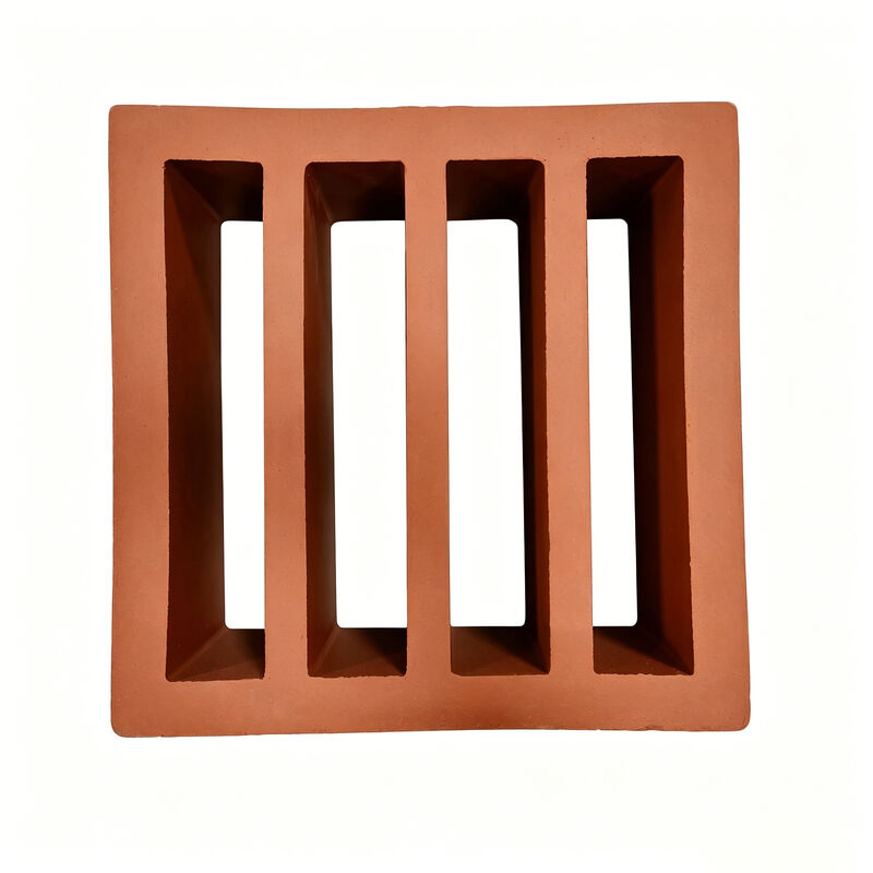 Bloque de viento de terracota Bloque de pantalla de arcilla roja ecológico para paredes de jardines Patios y fachadas arquitectónicas