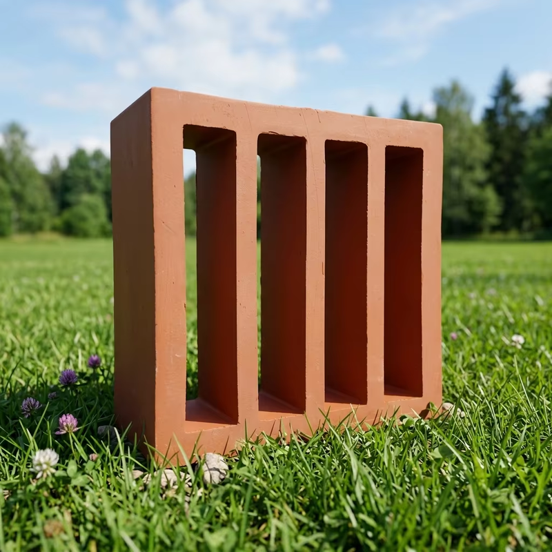 Bloque de viento de terracota Bloque de pantalla de arcilla roja ecológico para paredes de jardines Patios y fachadas arquitectónicas