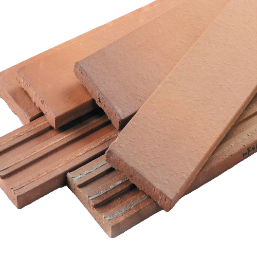Revestimiento de pared de ladrillo fino de terracota natural para decoración de fachadas exteriores y proyectos arquitectónicos