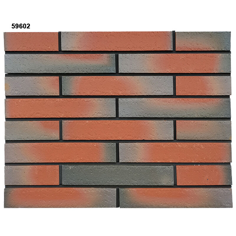 Ladrillo caravista de pared dividida para exteriores, Villa, jardín, decoración de pared Exterior, ladrillo caravista dividido de arcilla para construcción de fachadas