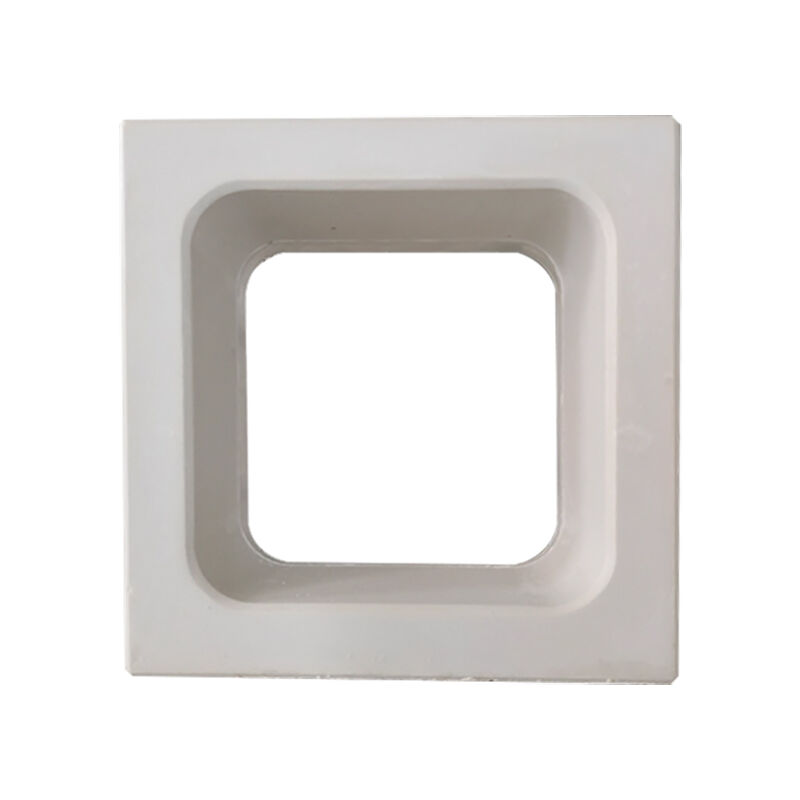 Bloques de cemento huecos geométricos para ventilación, bloques de pantalla blancos decorativos con patrones para jardín interior y partición de patio