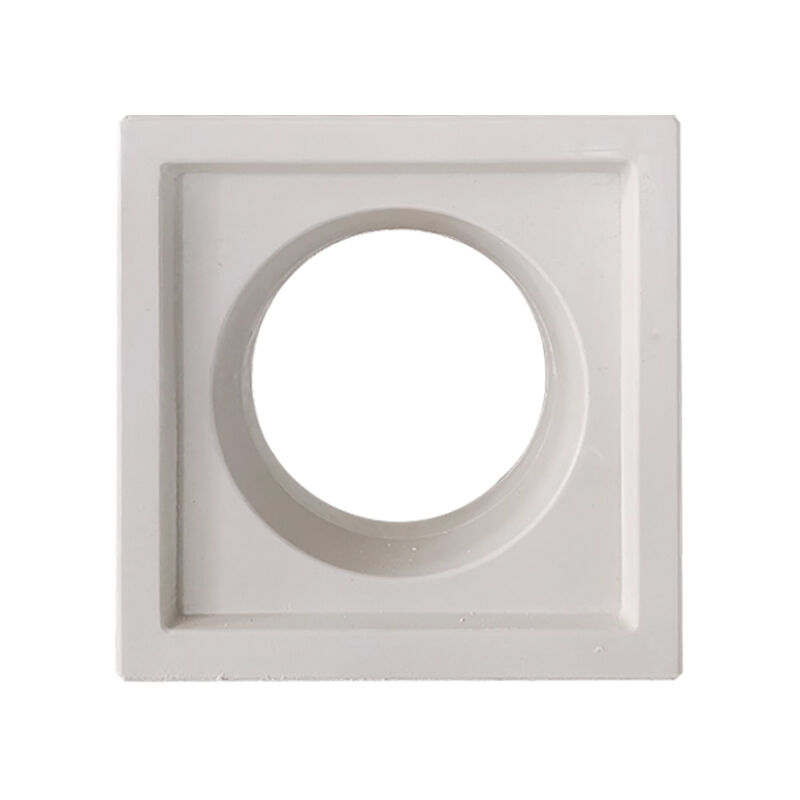 Bloques de cemento huecos geométricos para ventilación, bloques de pantalla blancos decorativos con patrones para jardín interior y partición de patio