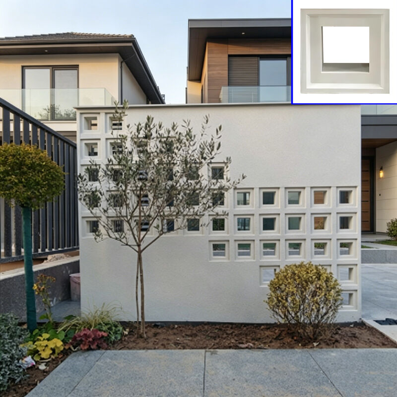 Bloques decorativos de hormigón para brisa, bloques de privacidad arquitectónica, diseños modernos de bloques para brisa para paredes de acento, villas, patios