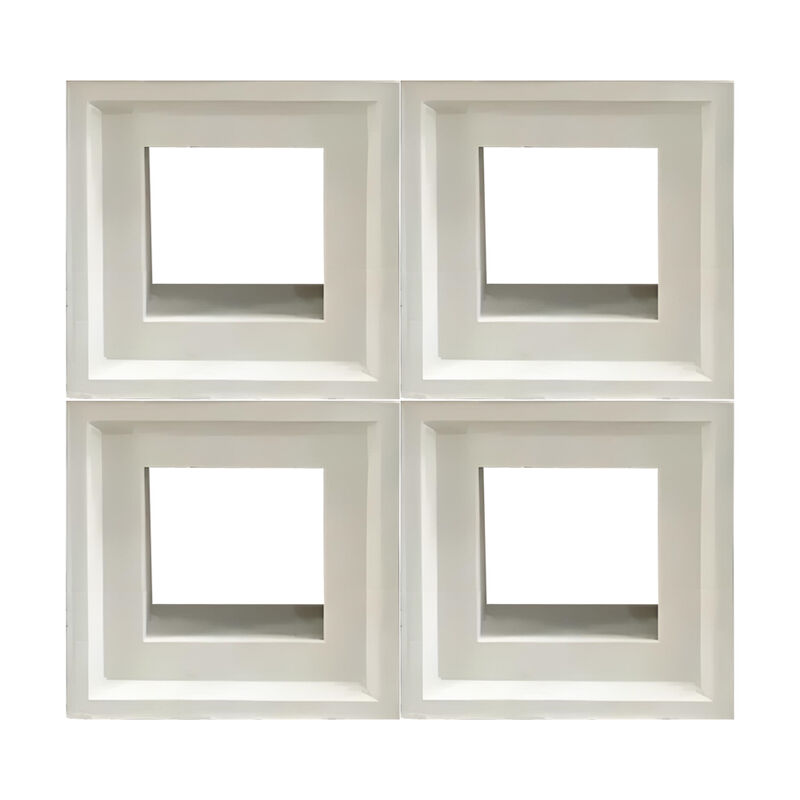 Bloques decorativos de hormigón para brisa, bloques de privacidad arquitectónica, diseños modernos de bloques para brisa para paredes de acento, villas, patios