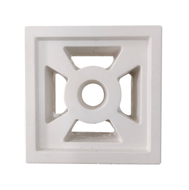 Bloques de brisa de cemento blanco moderno Bloques de pantalla huecos geométricos para divisores de habitaciones interiores y fachadas exteriores