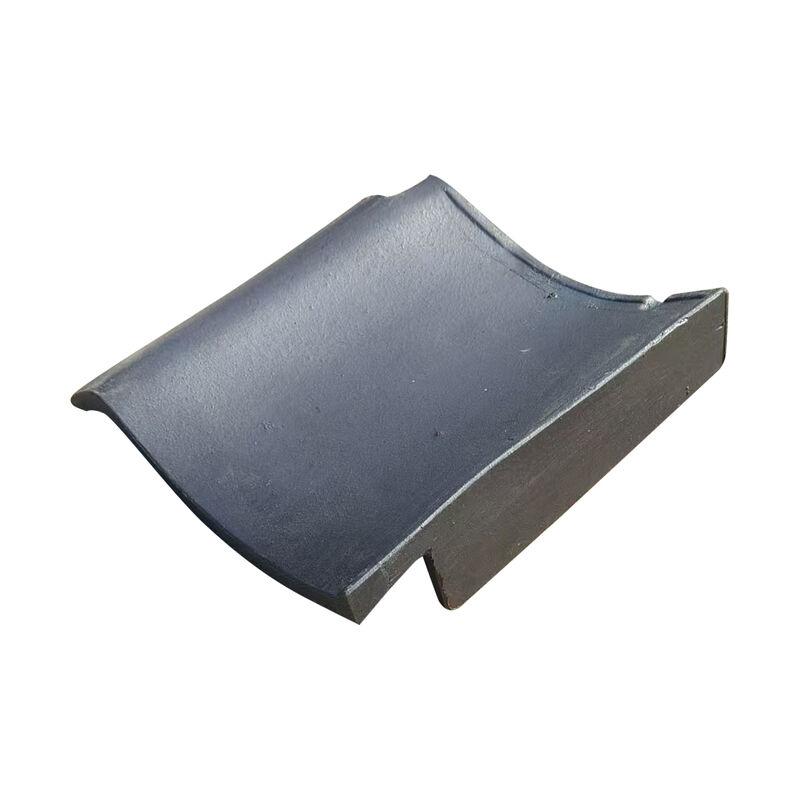 Japanese Style Interlocking Clay Eaves Drip Tiles Weatherproof Dark Grey Roof Tile System for Traditional East Asian Slope Roofs