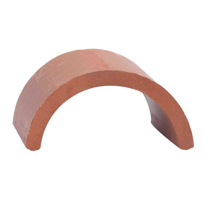 Tejas curvas de arcilla terracota para tejados y pantallas de pared, bloques de celosía escama de pez arquitectónica para fachadas decorativas exteriores